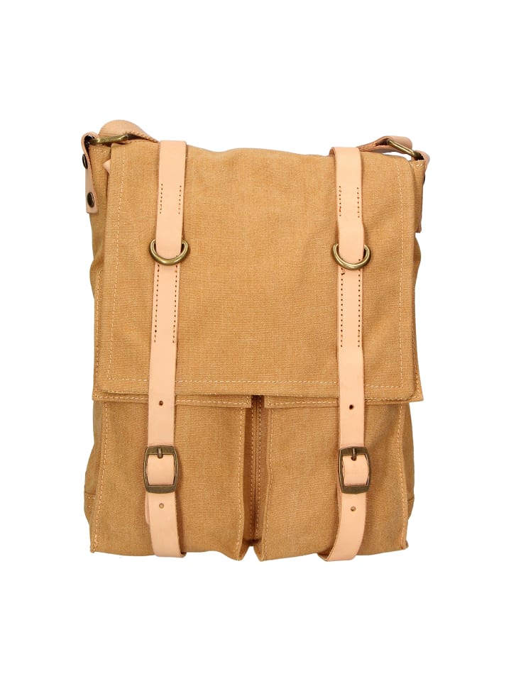 Schultertasche in COGNAC