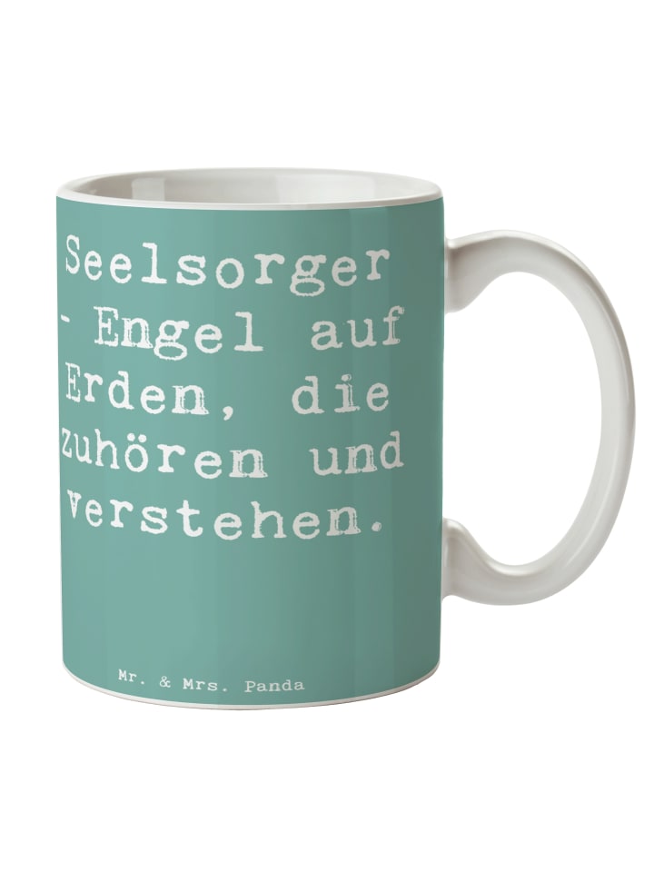 Haferl Spruch Seelsorger Engel mit Spruch in Meeresbrise