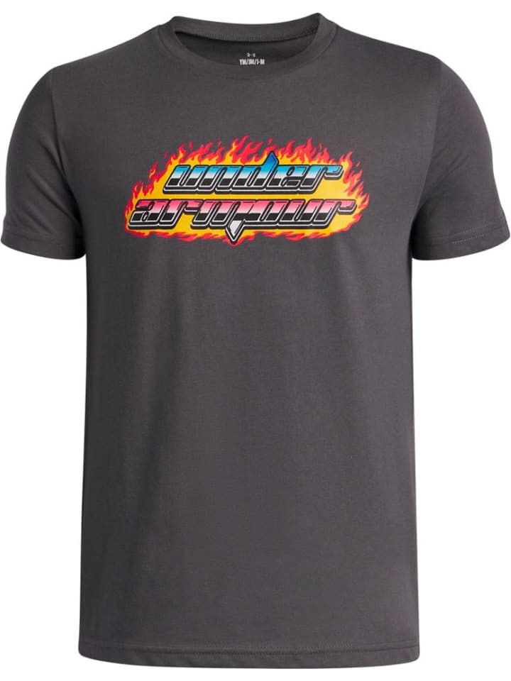 Sportshirt "Flame Women T-Shirt" in Grau