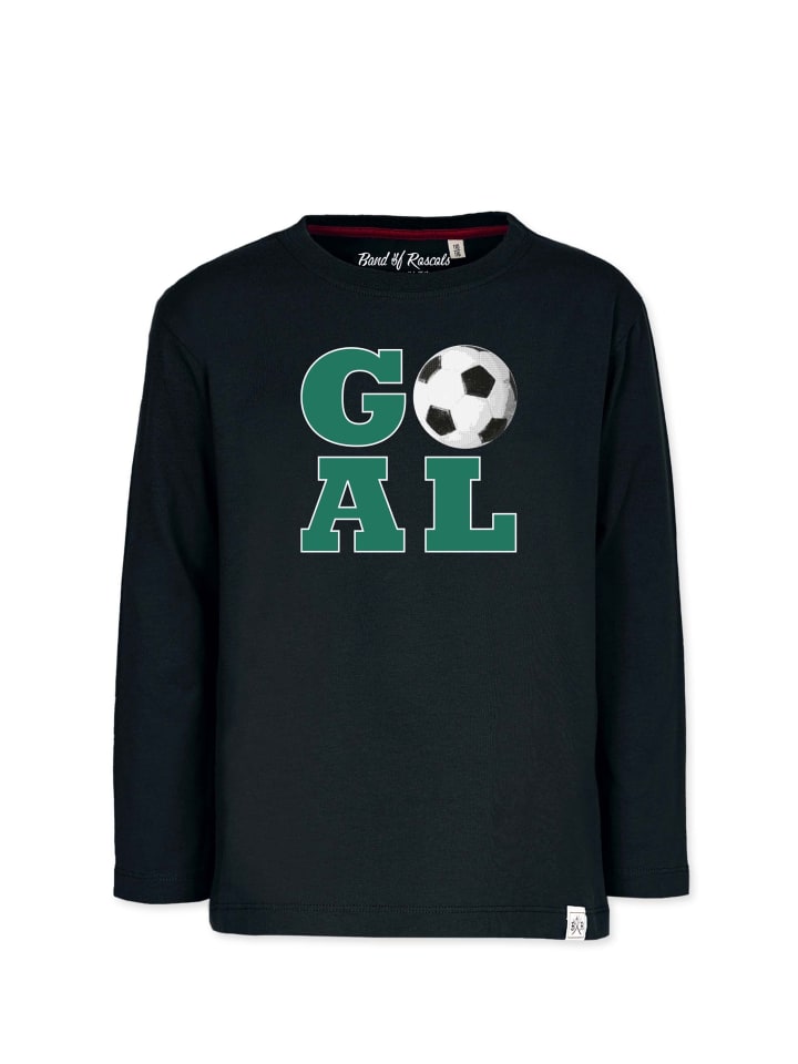 Longsleeve " Goal " in schwarz