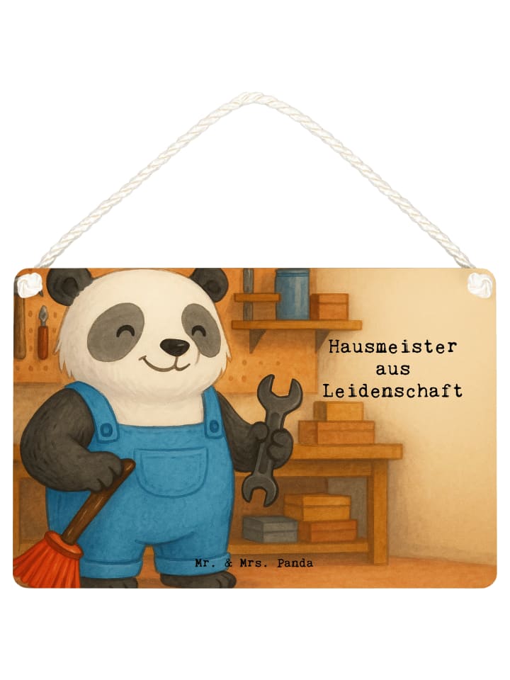 Wandbild Holz Hausmeister Leidenschaft Design m... in Weiß