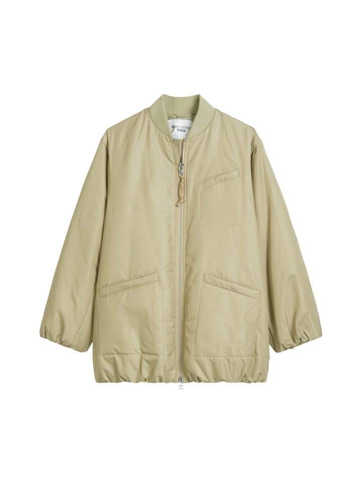 Blousonjacke im Aviator-Stil oversize in Artichoke Leaf