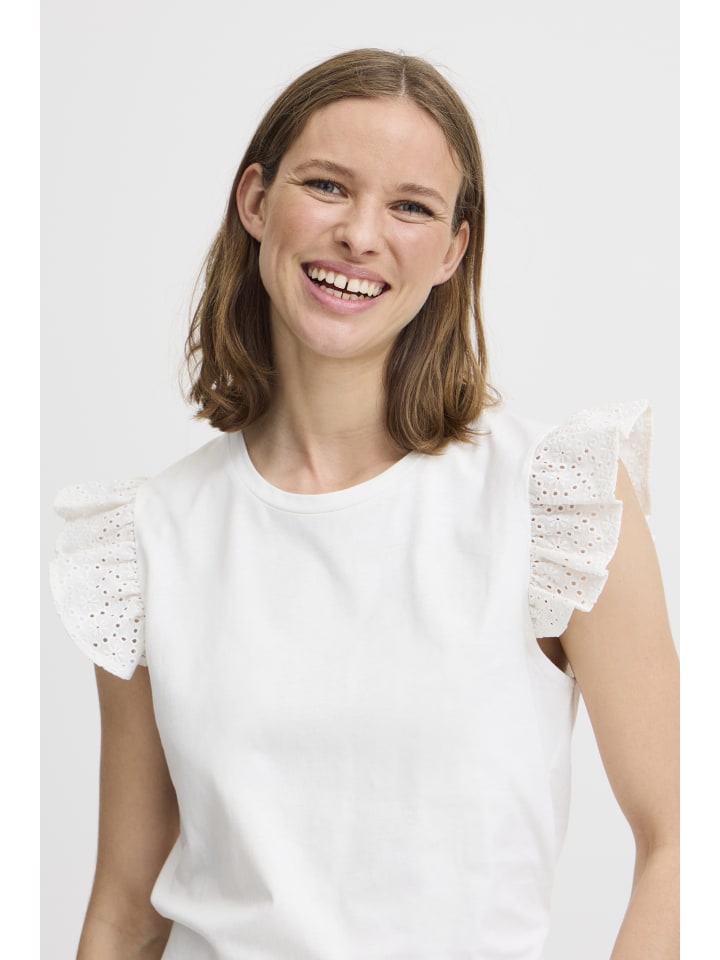T-shirt BYRIKA Regular fit in Off White