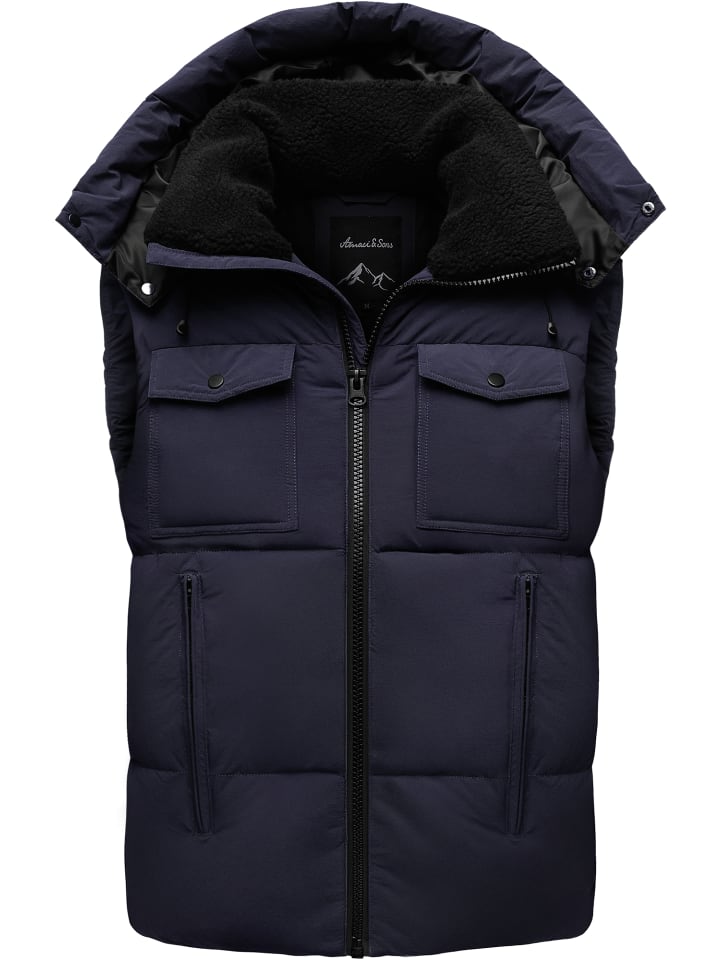 Winterweste NAMPA in Navyblau
