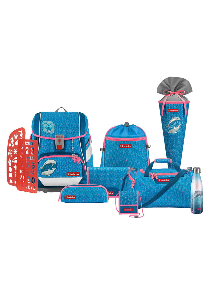 2IN1 PLUS „Dolphin Pippa“, 10-teilig, blau in Dolphin Pippa