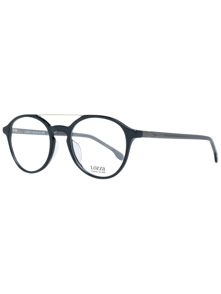 Unisex Optische Fassungen Rund Schwarz