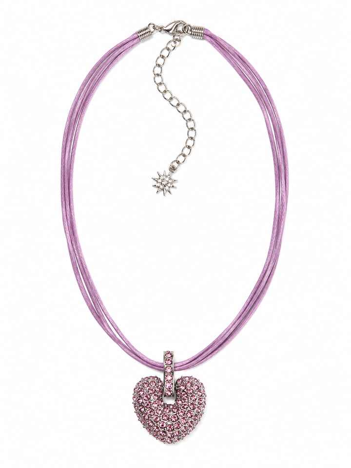 Dirndlkette " Roxana " in violett