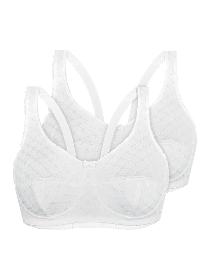2er Pack Soft-BH in weiss