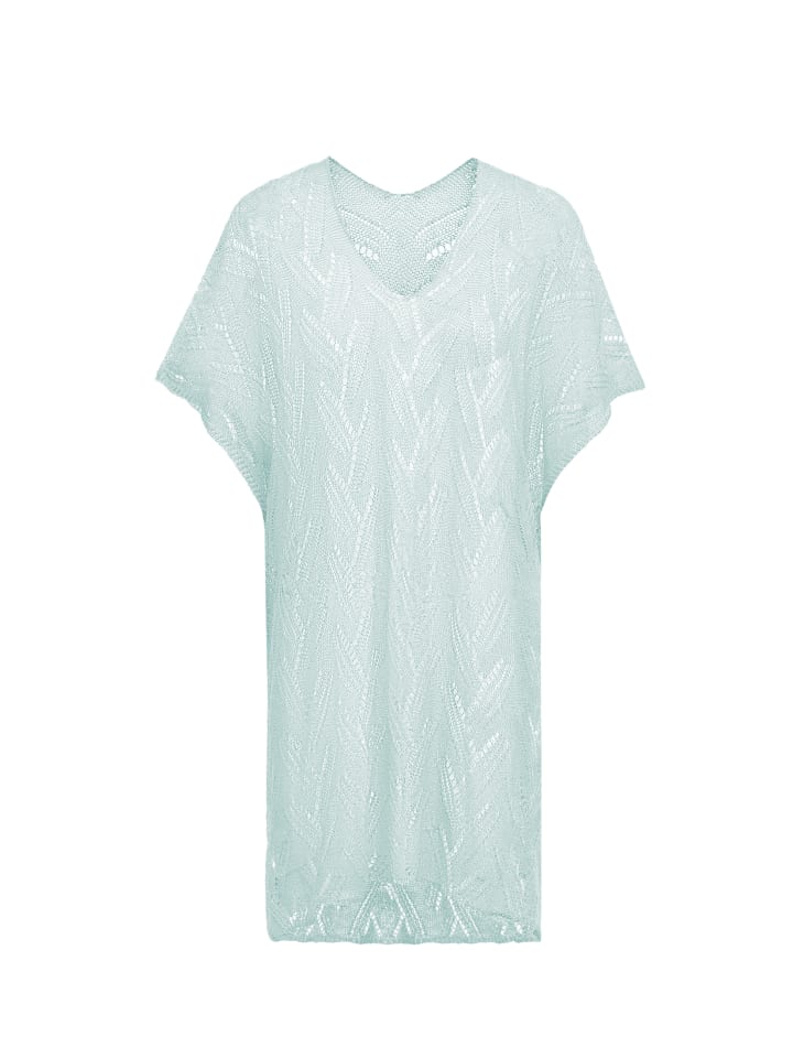 Damen Pullunder in Aqua Melange