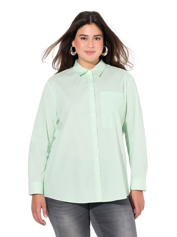 Hemdbluse in mintgrün