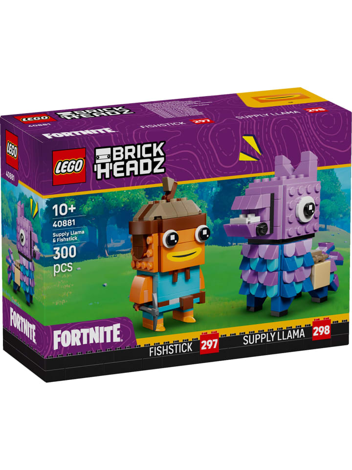 BrickHeadz 40881 Vorratslama und Fischstäbchen Figuren