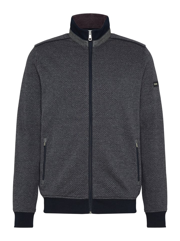 Sweatjacke in brombeere