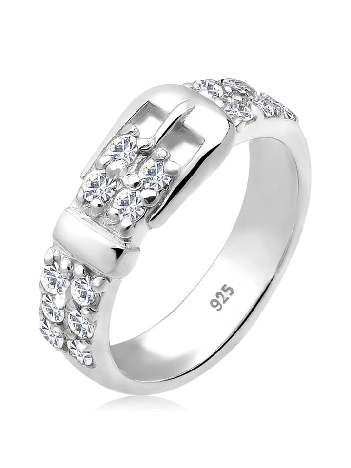Ring 925 Sterling Silber Gürtel in Silber