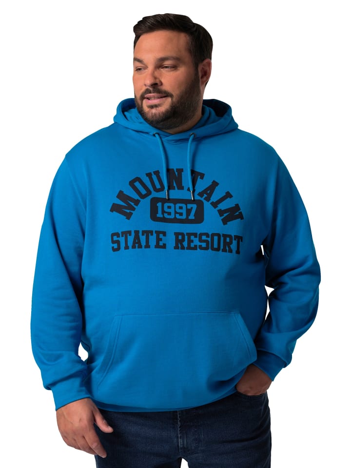 Sweatshirt in azurblau
