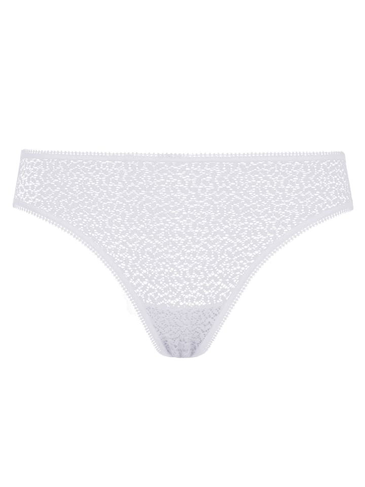 Thong Modern Lace in Weiss