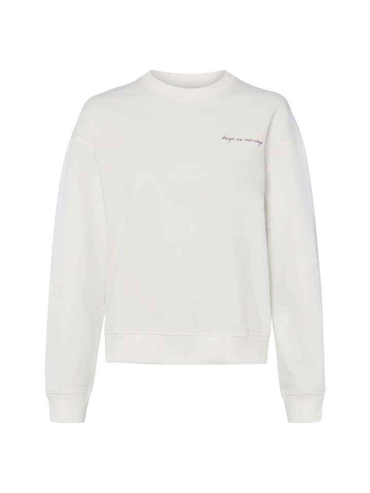 Sweatshirt in ecru