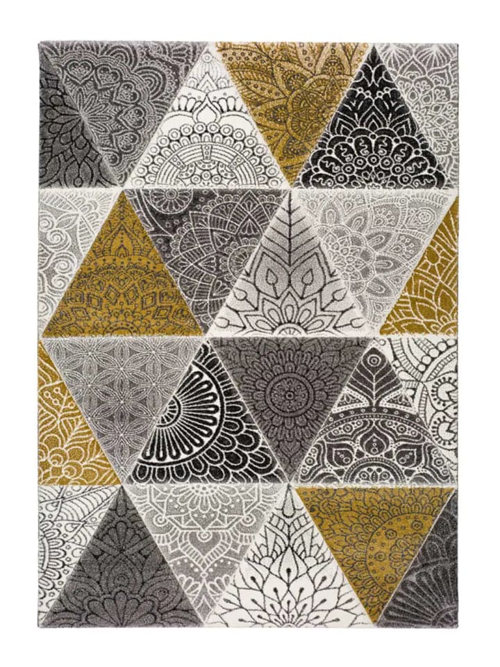 Kurzflor-Teppich AMY in grau