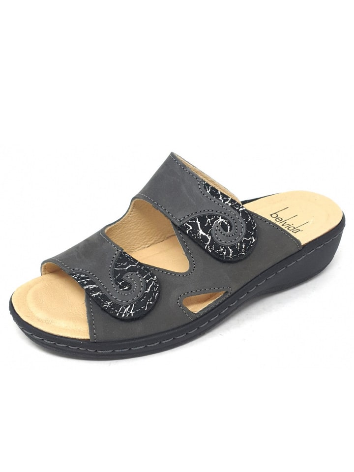 Pantolette in Grau