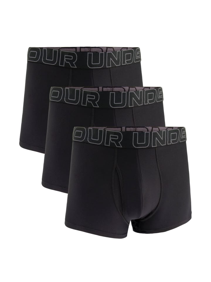 Boxershort 3er Pack in Schwarz