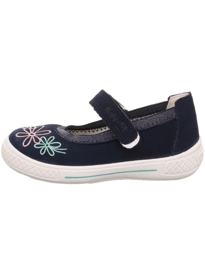 Schnürschuh in blau