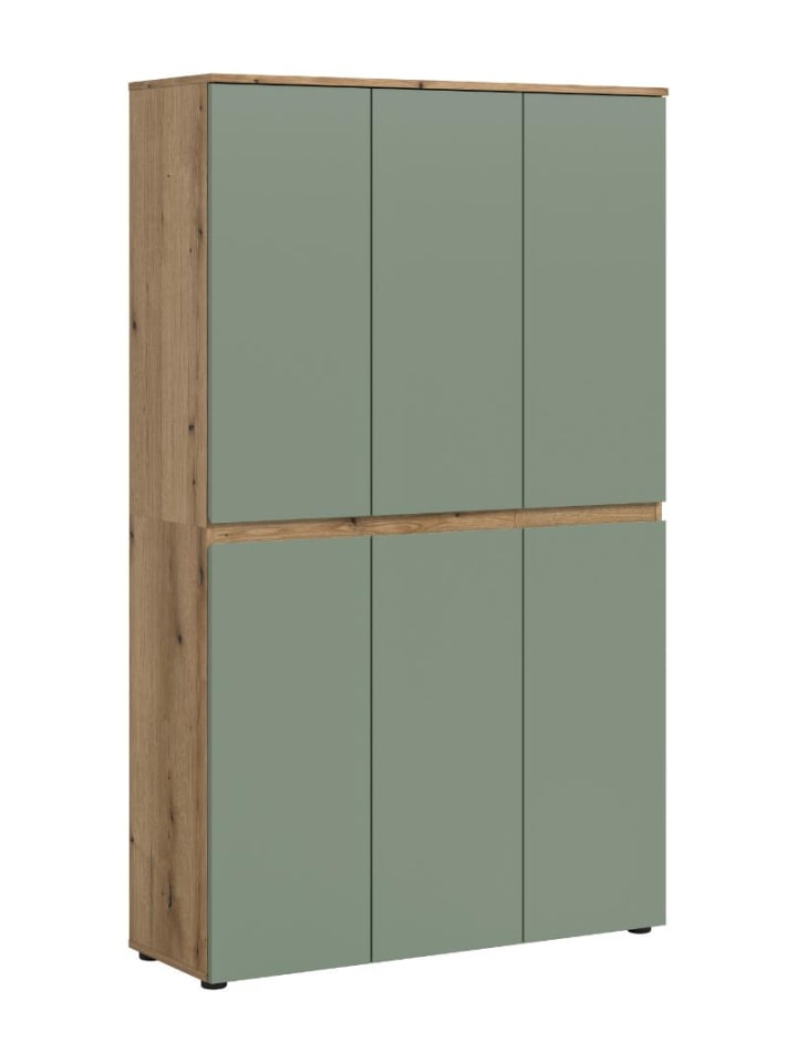 Kleiderschrank Scarpa Staubgrün 105 x 37 cm