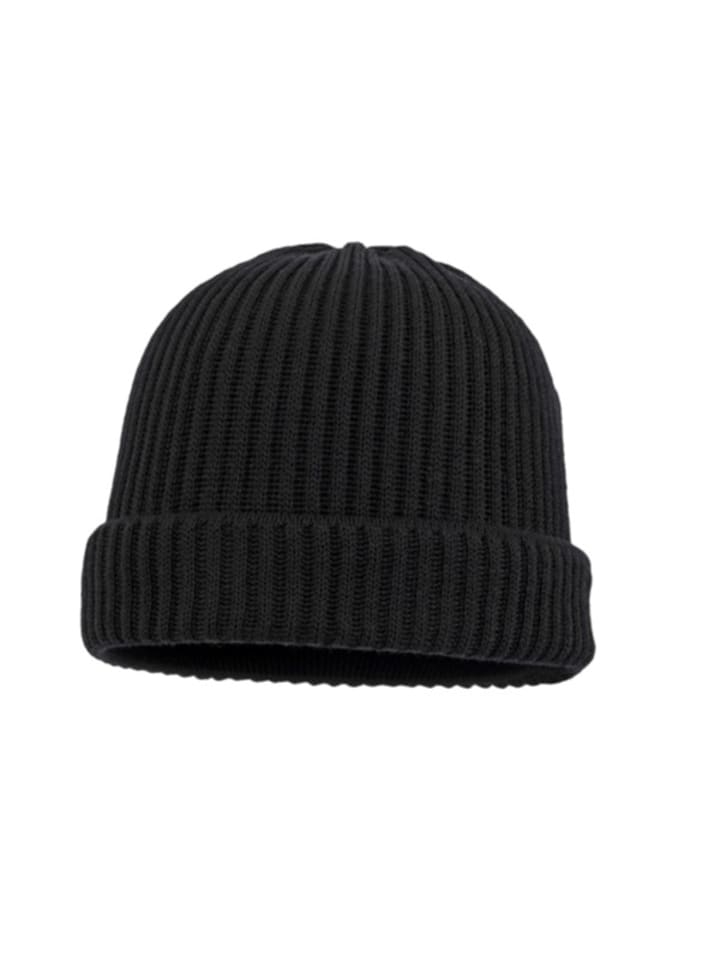 Strickmütze in schwarz