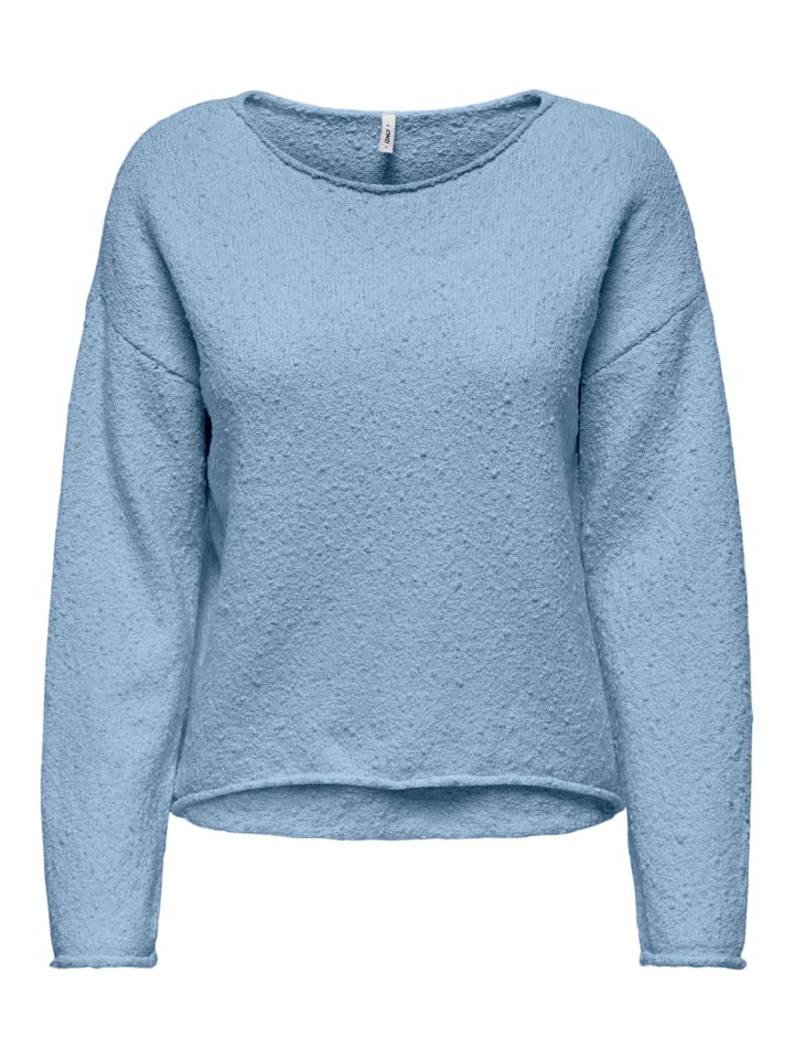 Strickpullover in Soft Chambray