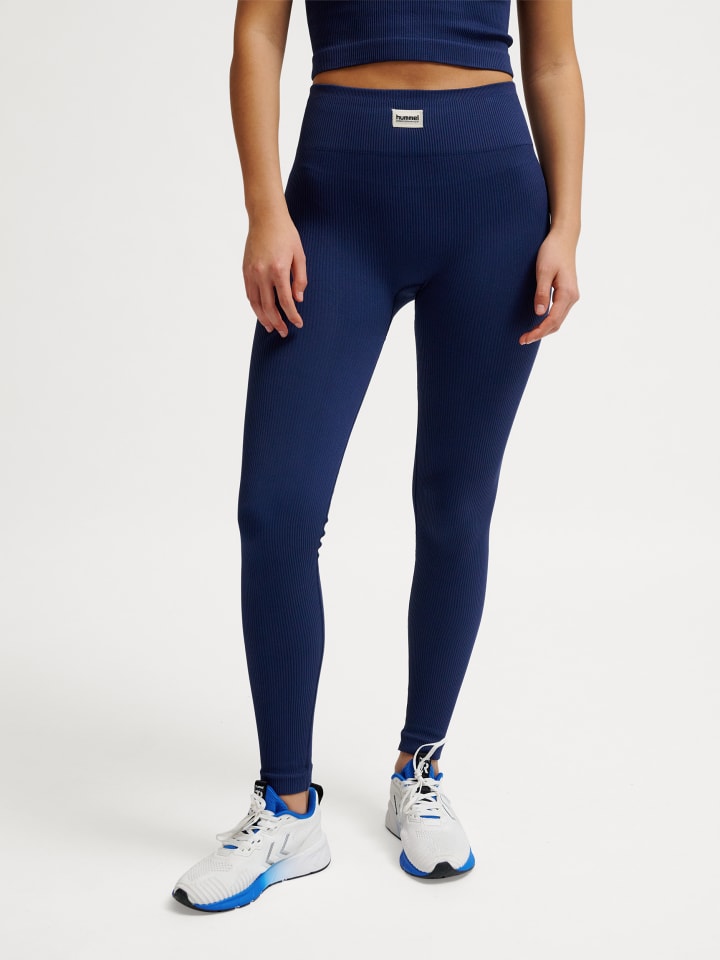 Leggings Hmlpulse Damen in DRESS BLUES
