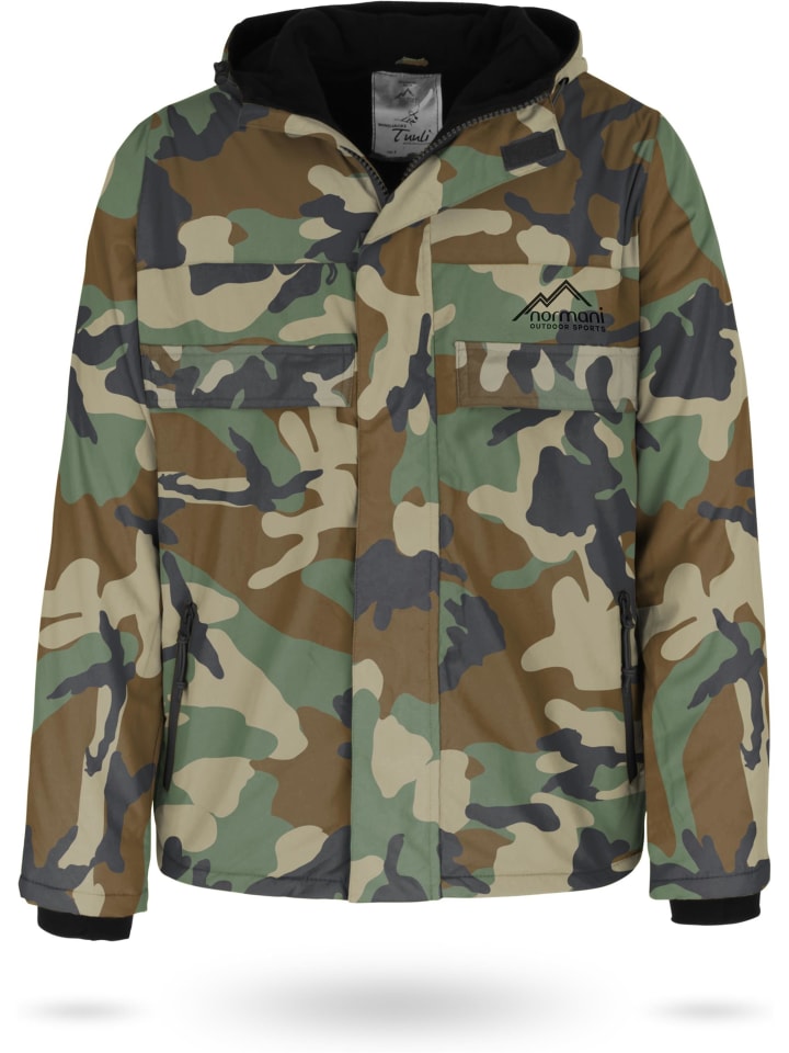 Herren Windjacke Tuuli in Woodland