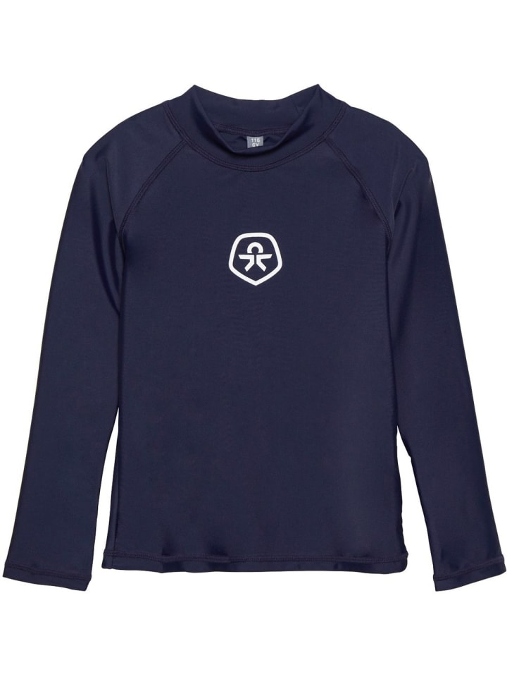 Shirt "T-Shirt L/S Solid" in Blau