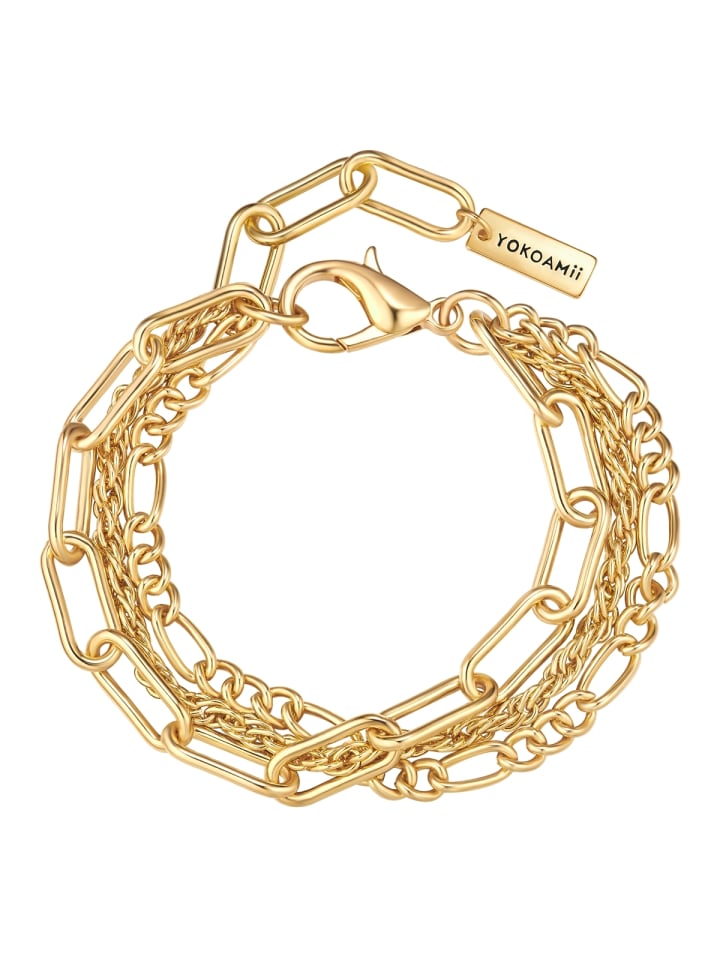 Armband aus Metall-Legierung in gelbgold
