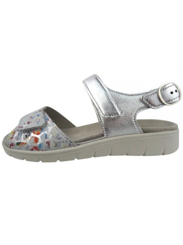Komfort Sandalen für Damen in silber