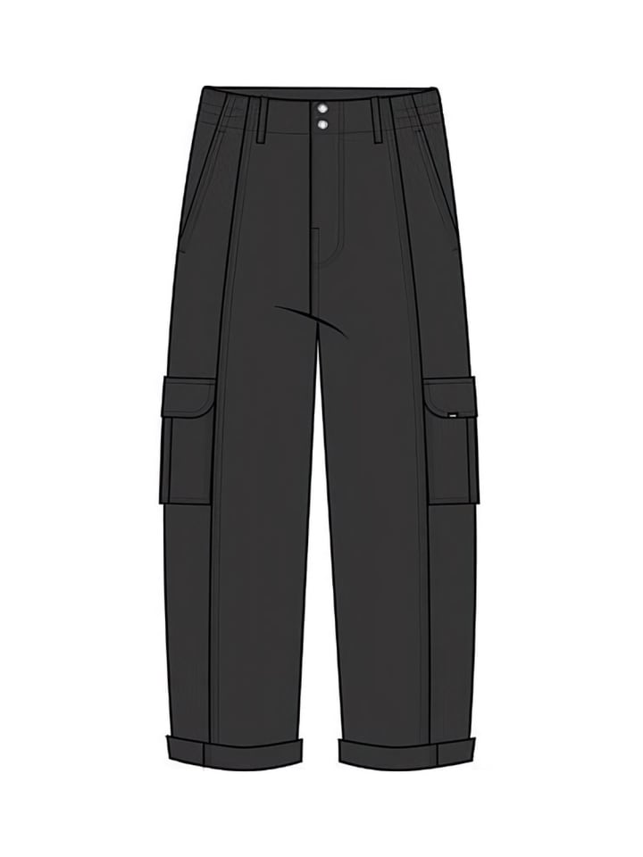 Cargohose "Sidewalk Pant" in Schwarz