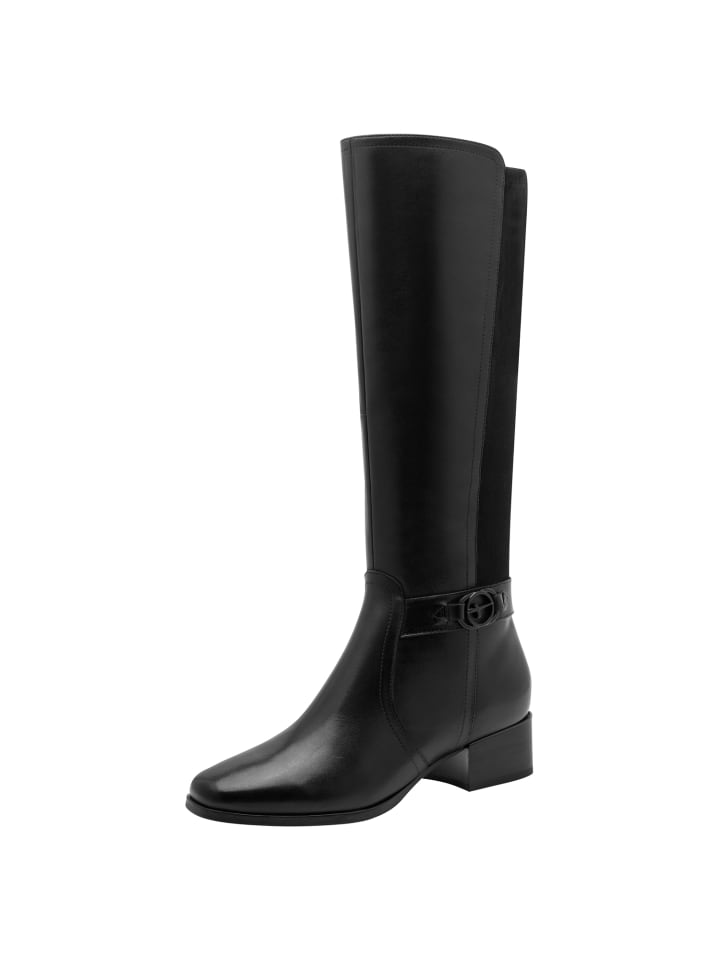 WIDE FIT Stiefel in BLACK