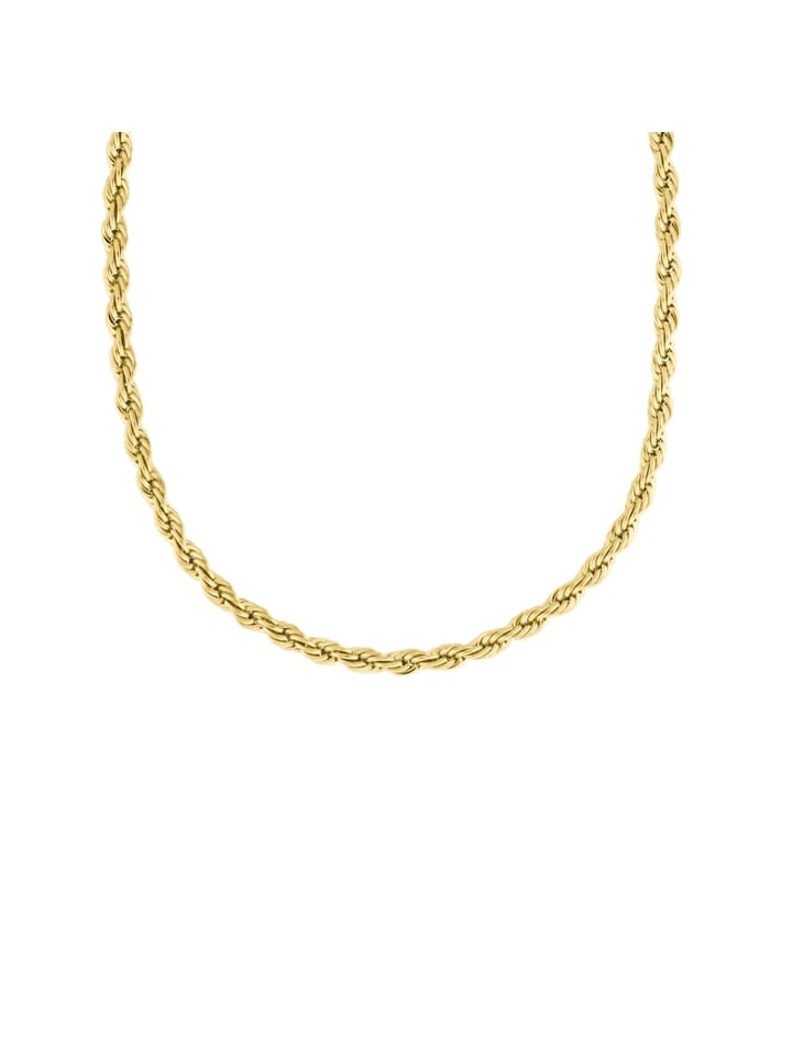 Halskette Edelstahl in Gold