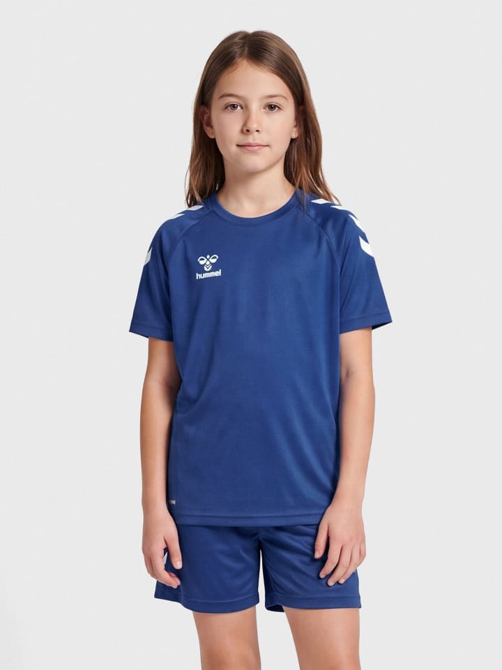 T-Shirt Hmlcore Kinder in TRUE BLUE