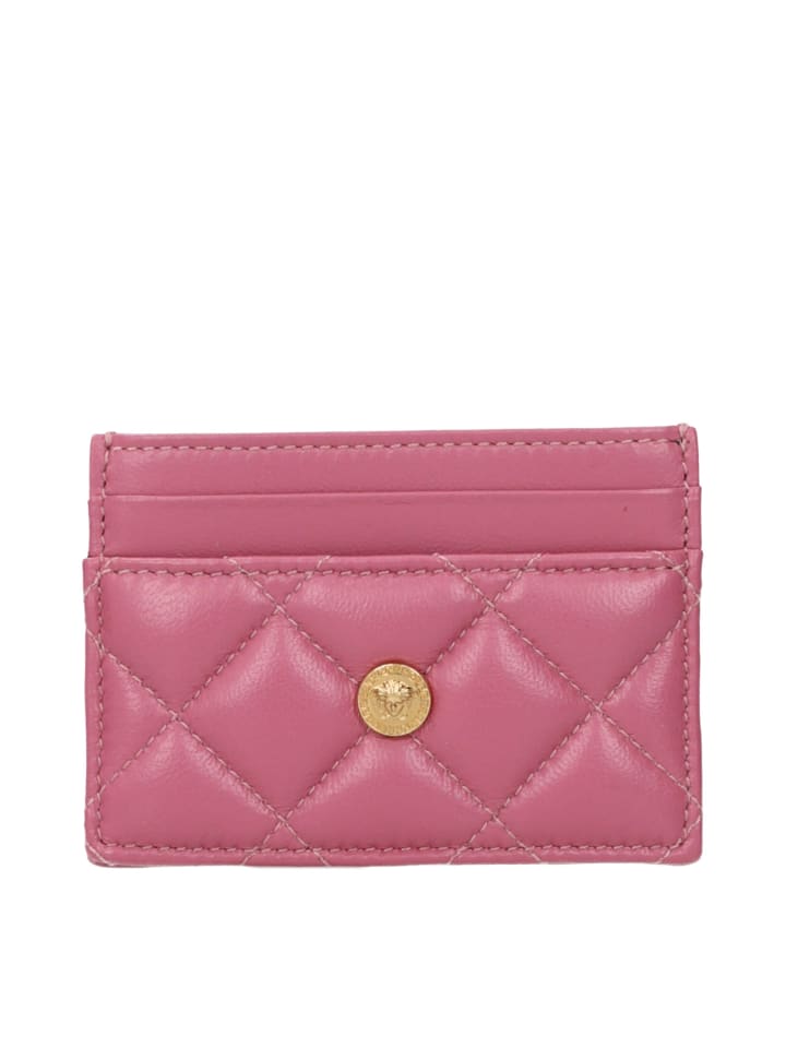 Pink Leder Kartenetui