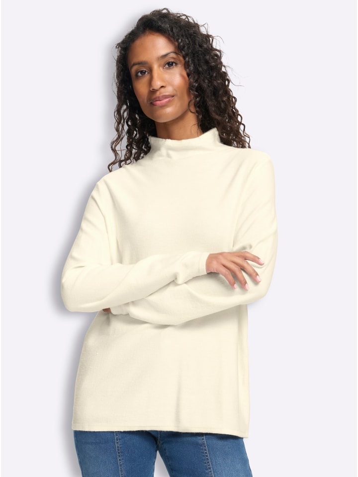 Pullover in champagner