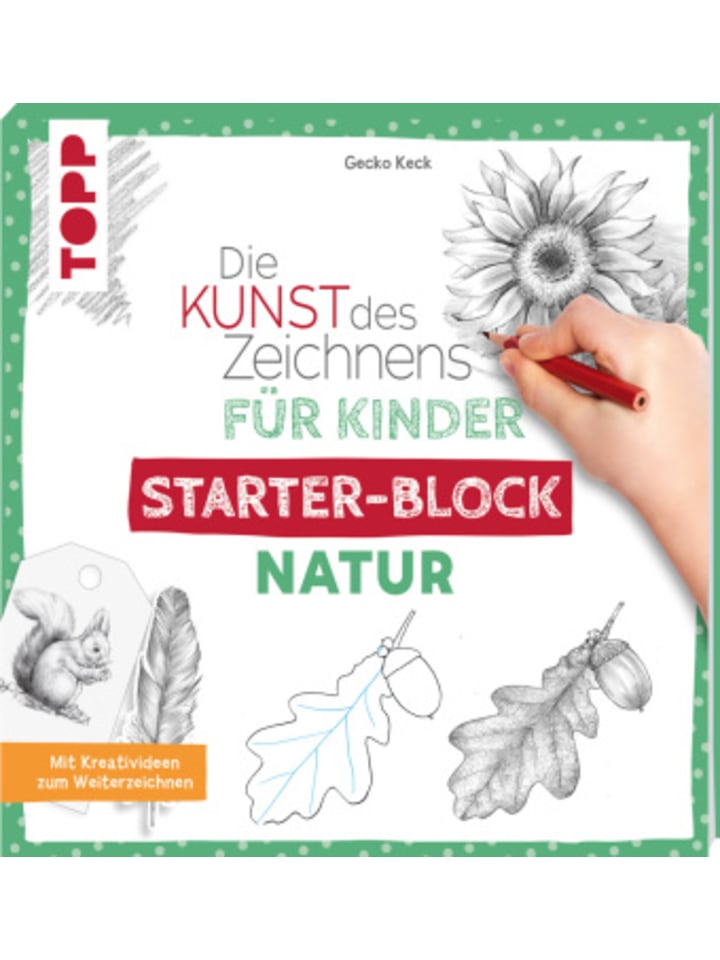 Buch - Die Kunst des Zeichnens für Kinder Starter-Block - Natur