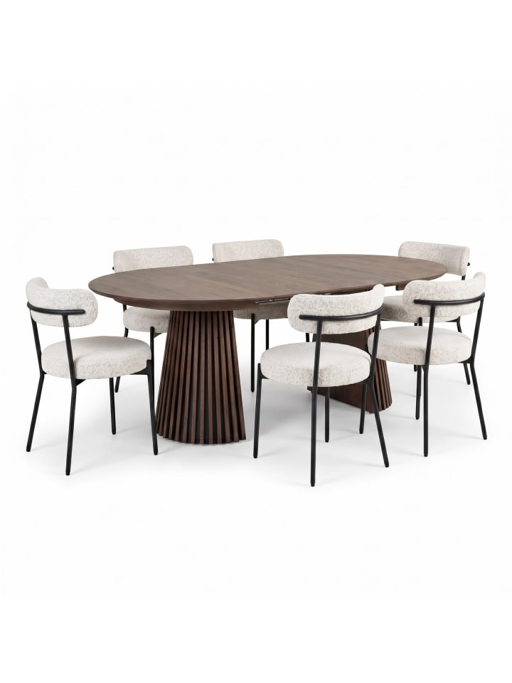 Essgruppe Tokyo Smoked 120 x 120 cm