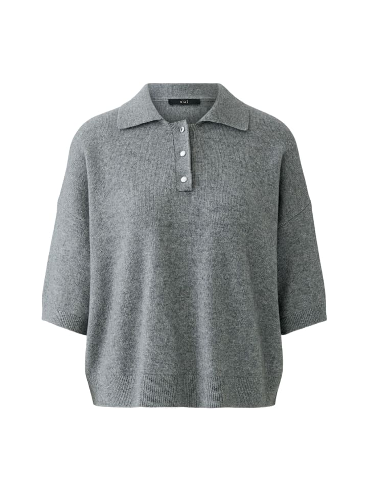 Pullover in steel grey