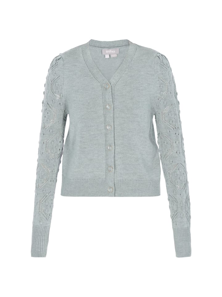 Women Cardigan in sage green
