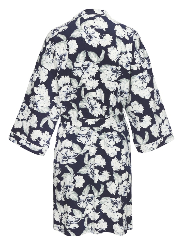 Kimono in blau-gemustert