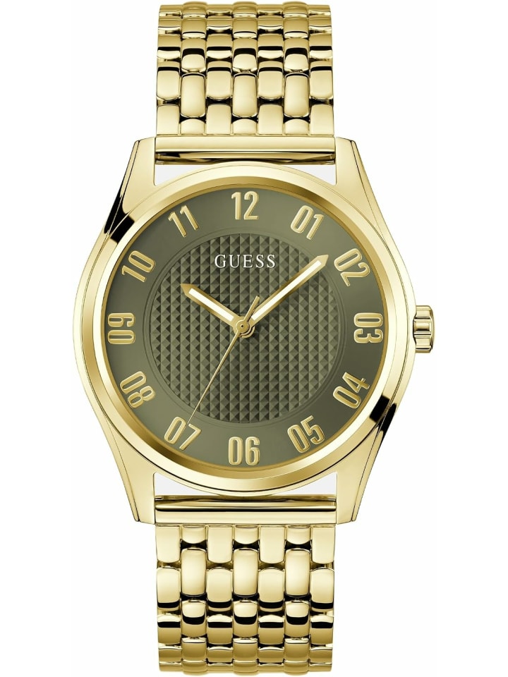 Quarzuhr für Herren in gold