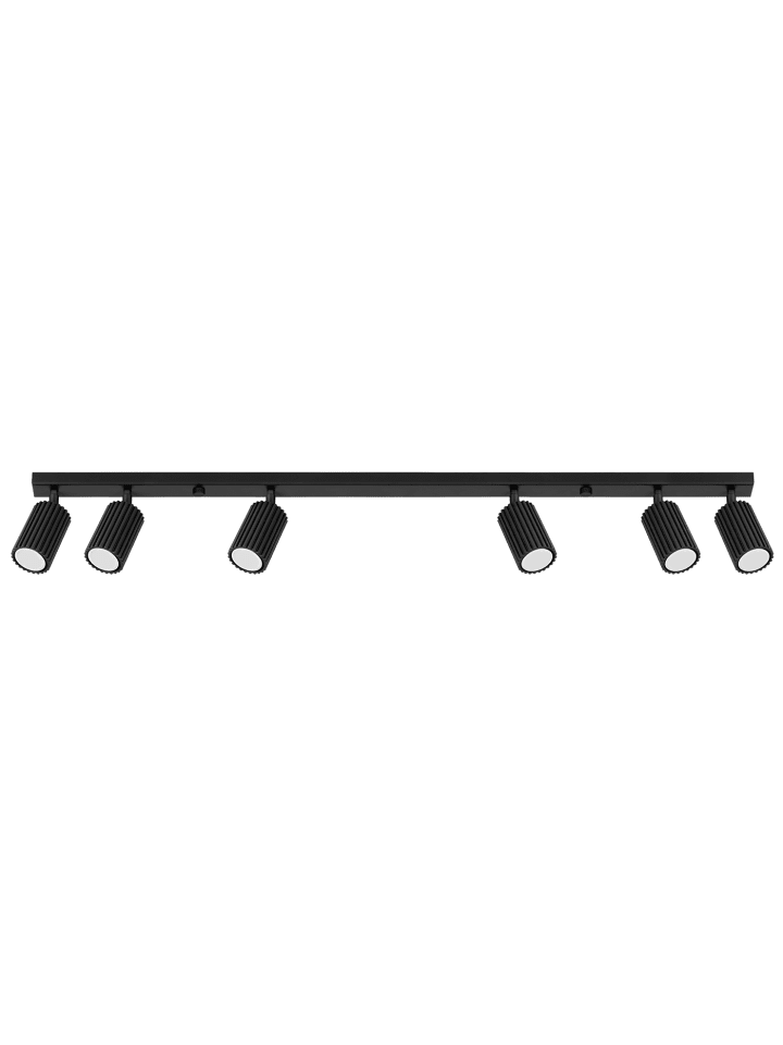 Plafond GLEAM 6L schwarz H 16,5 cm