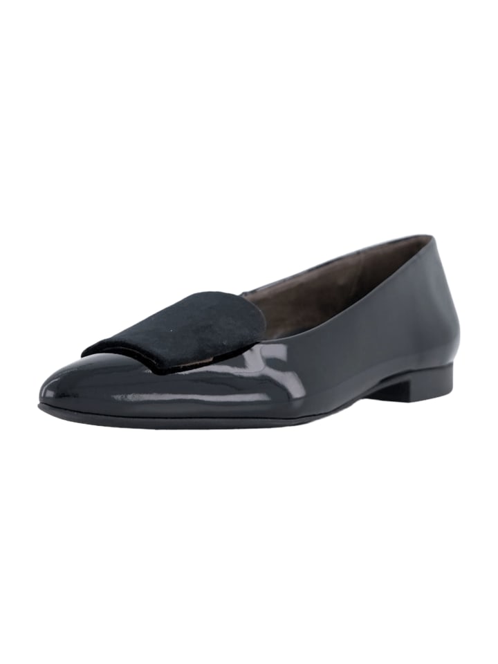Hochfront Slipper in Schwarz