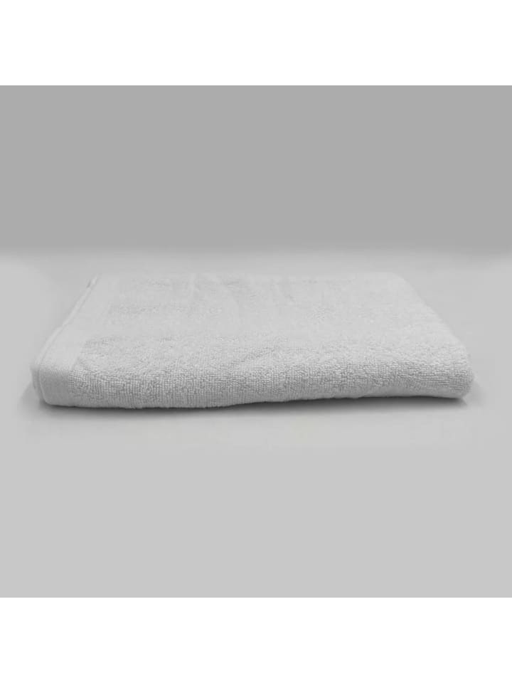 Weißes Handtuch in Hotelqualität aus 400GSM-Material, 70x140 cm