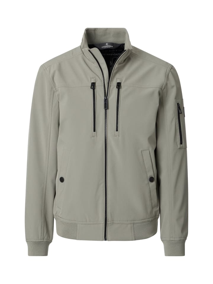 Softshelljacke in Grün