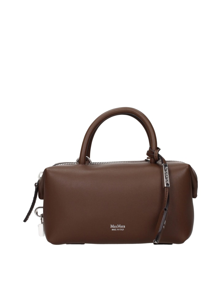 Braun Leder Handtasche