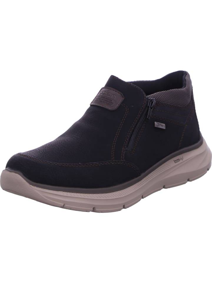 Slipper mit Tex-Membran in schwarz